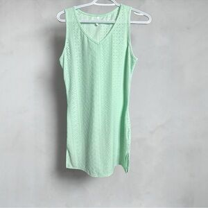 Elegant Mint Sleeveless Swim Coverup